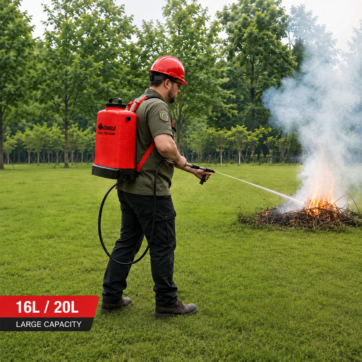 16-литровый противопожарный опрыскиватель Wildland Fire Pump Оборудование для пожаротушения при аварийно-спасательных работах и спасении при лесных пожарах