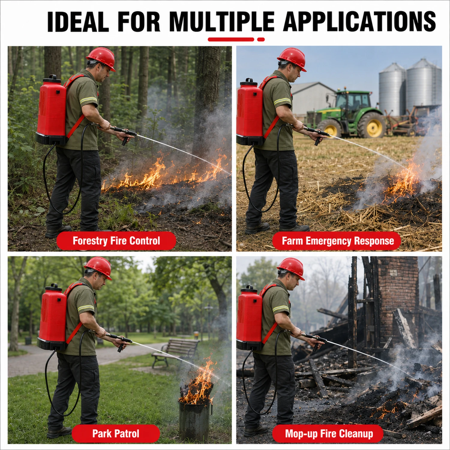 16-литровый противопожарный опрыскиватель Wildland Fire Pump Оборудование для пожаротушения при аварийно-спасательных работах и спасении при лесных пожарах